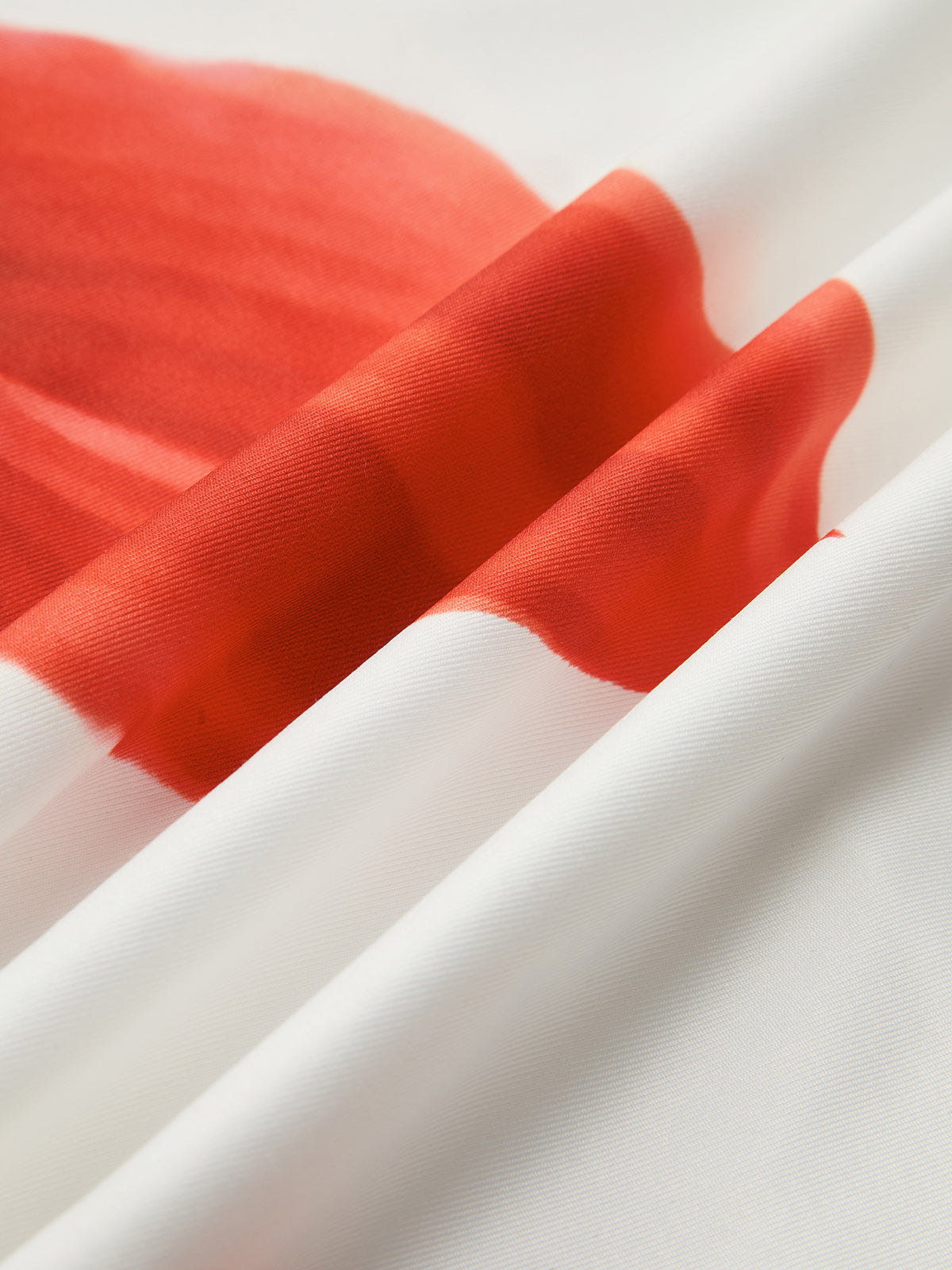 Stor Rød Blomst Kjole